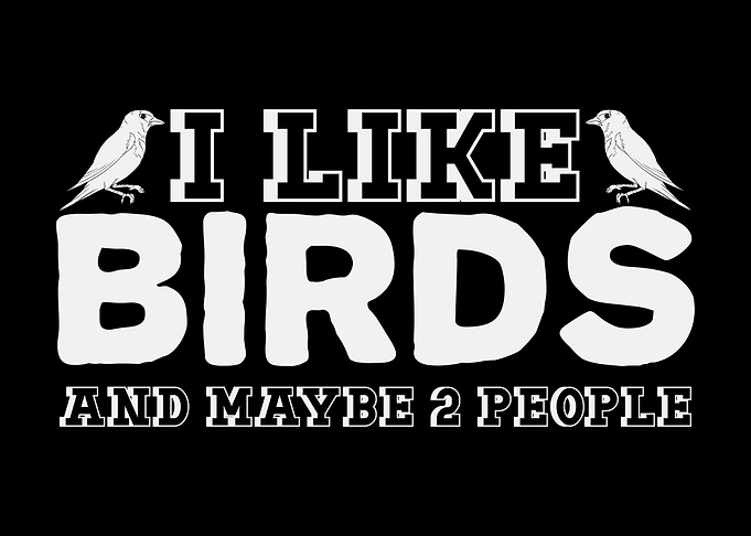 Bird Saying Ornithologist