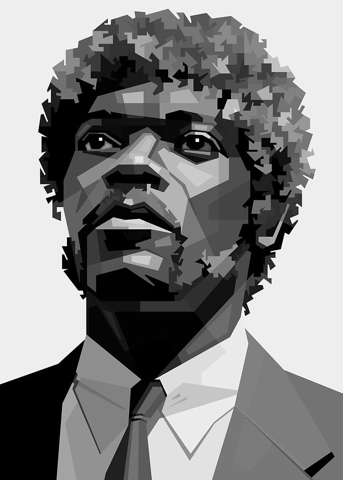 Jules Winnfield bw