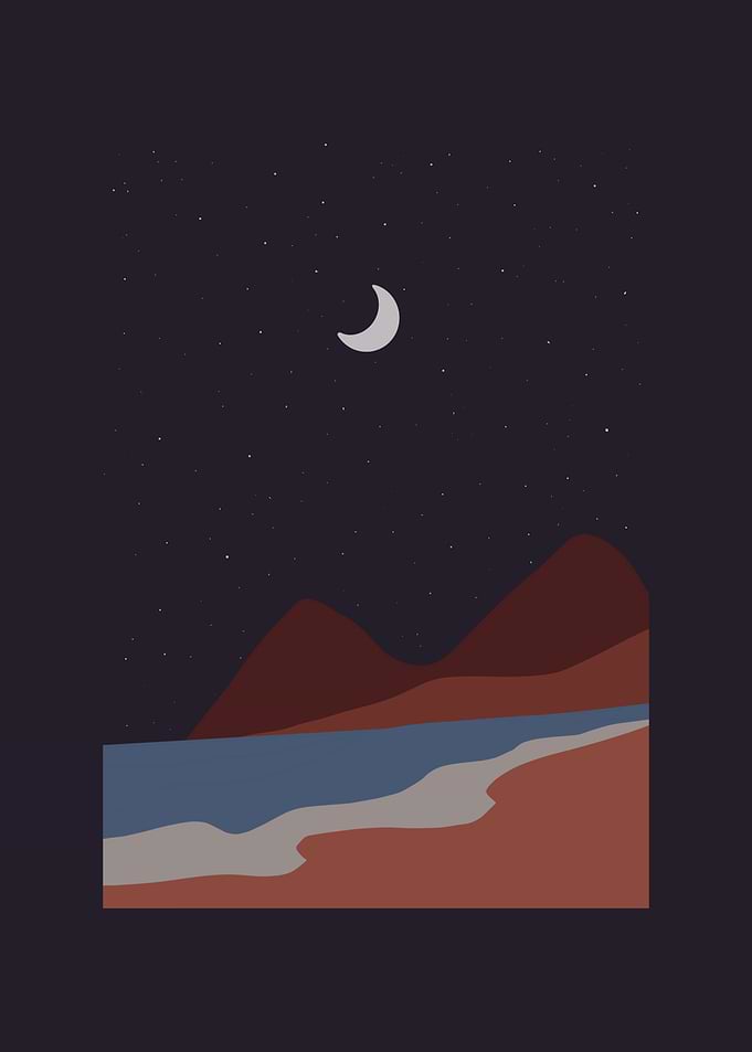 long night beach