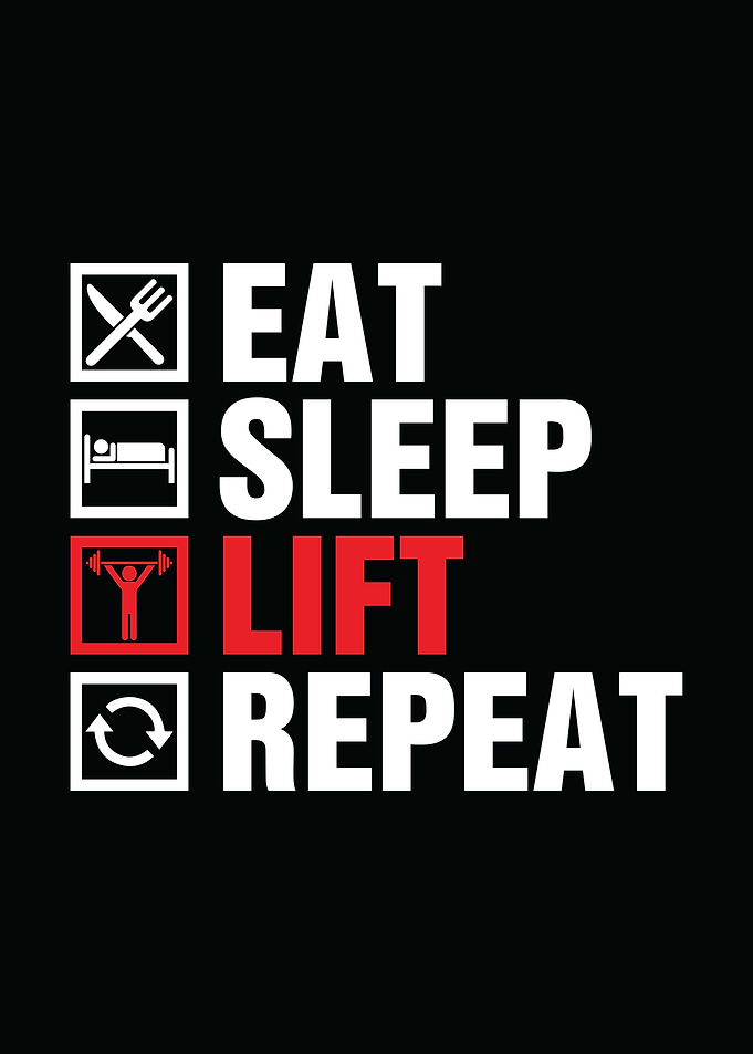 Eat Sleep Lift Repeat