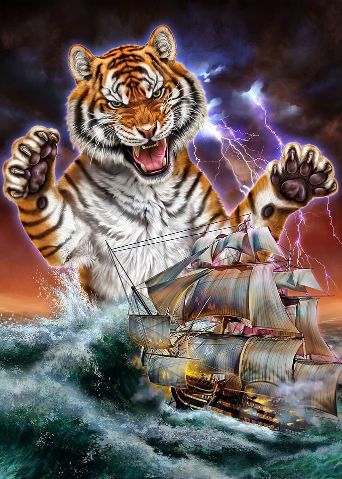 Monster Titan Tiger Kraken