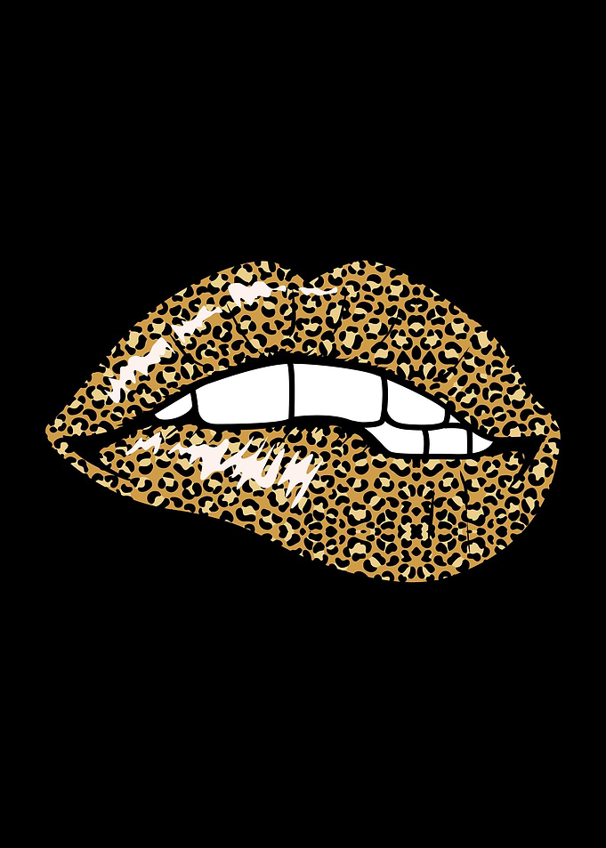 Cheetah Bite Lips
