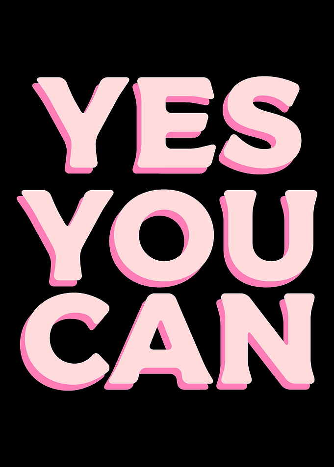 Yes You Can Hardworker and