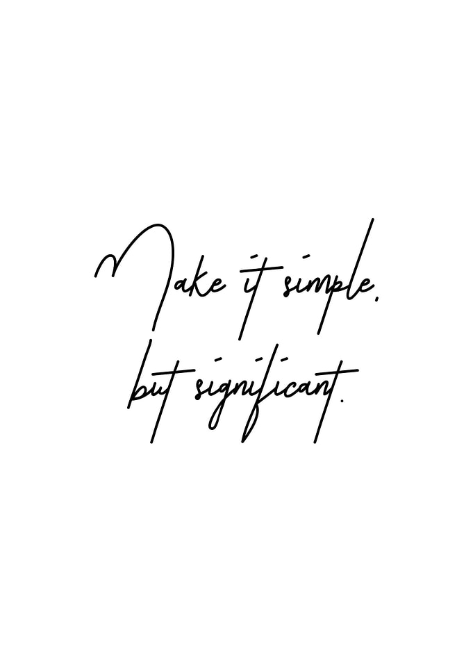 Make it Simple Wall Art