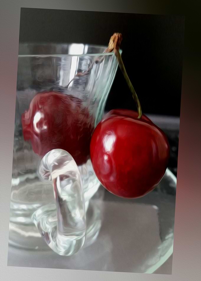 Cup of cherries