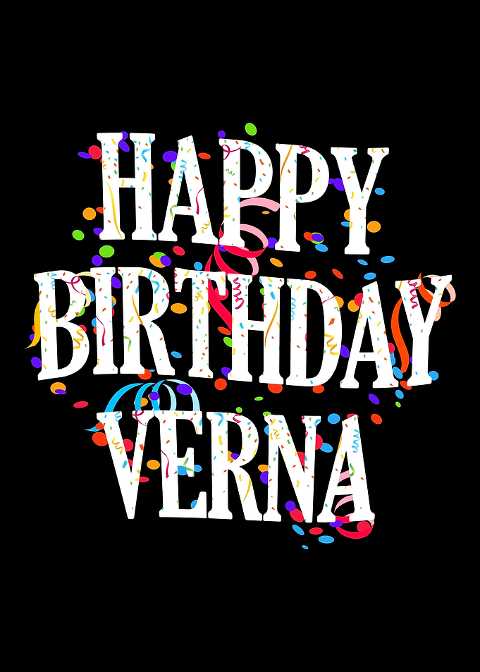 Happy Birthday Verna
