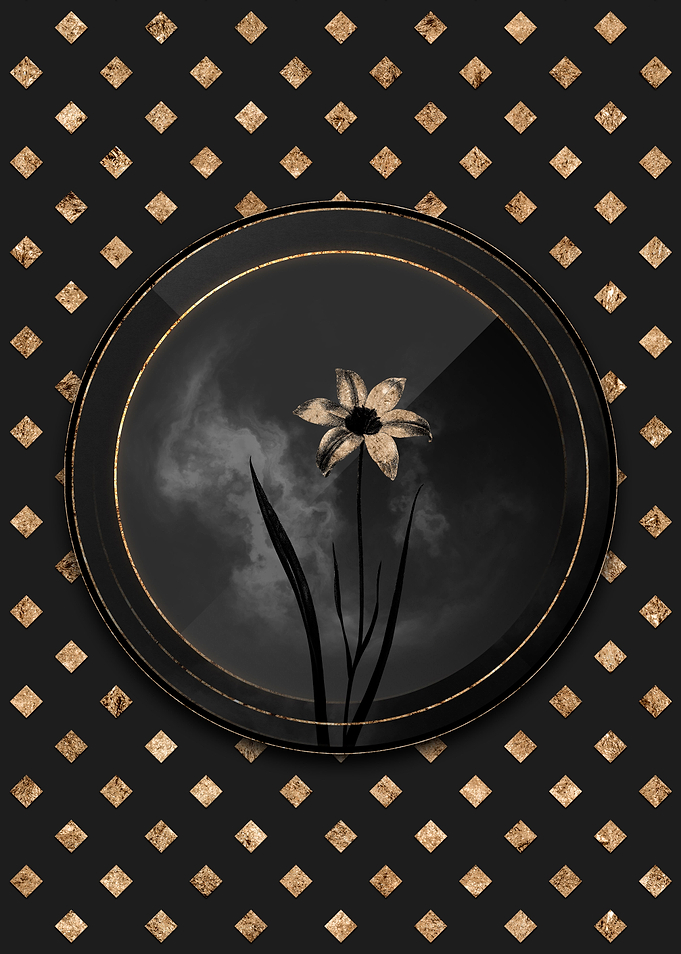 Shadowy Art Deco Tulip