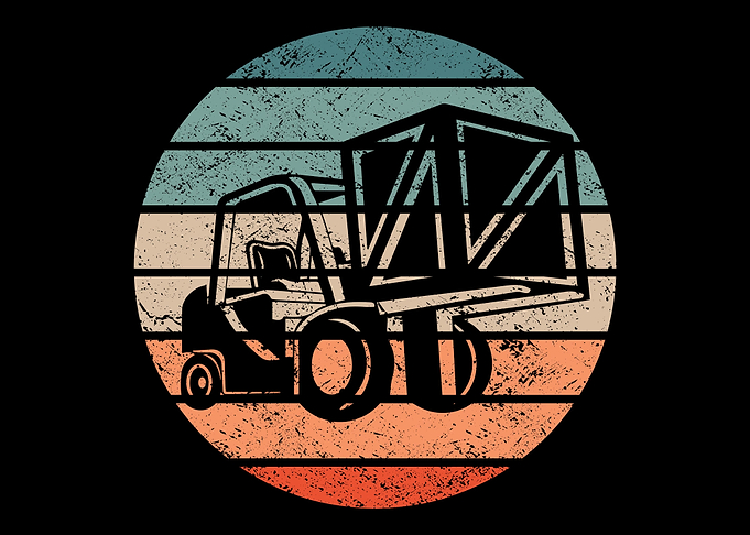 Retro Forklift Driver