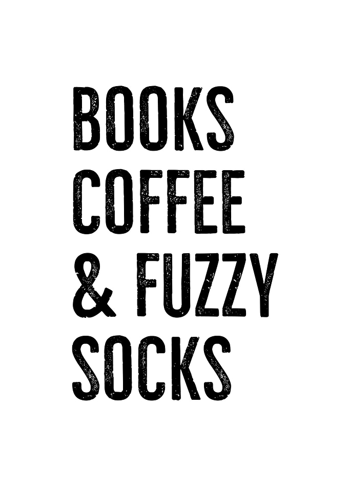 Books Coffee And Fuzzy