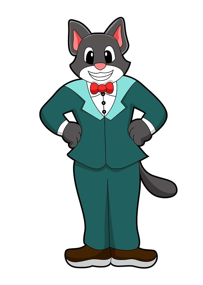 Cat Wedding Groom Bow tie