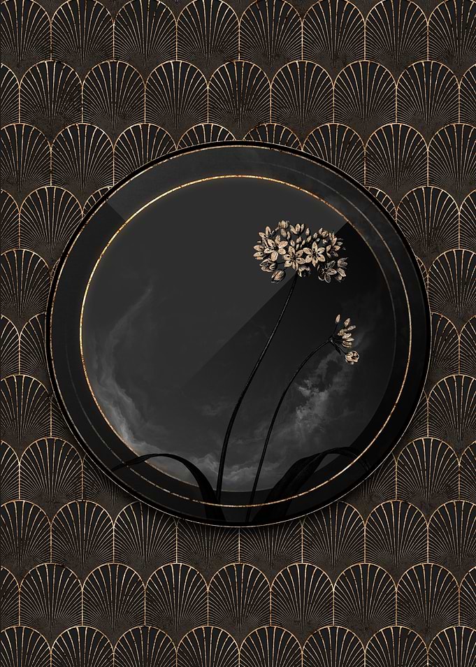 Black and Gold Spring Iris