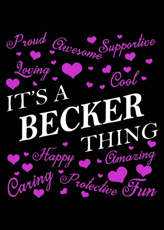 its a becker thing