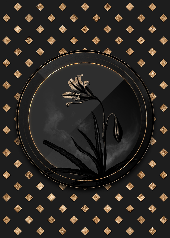 Shadowy Amaryllis Floral
