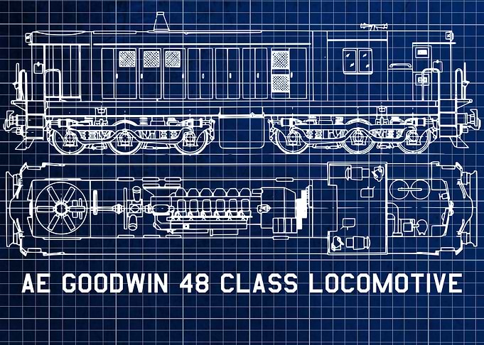 Blueprint of 48 ClassTrain