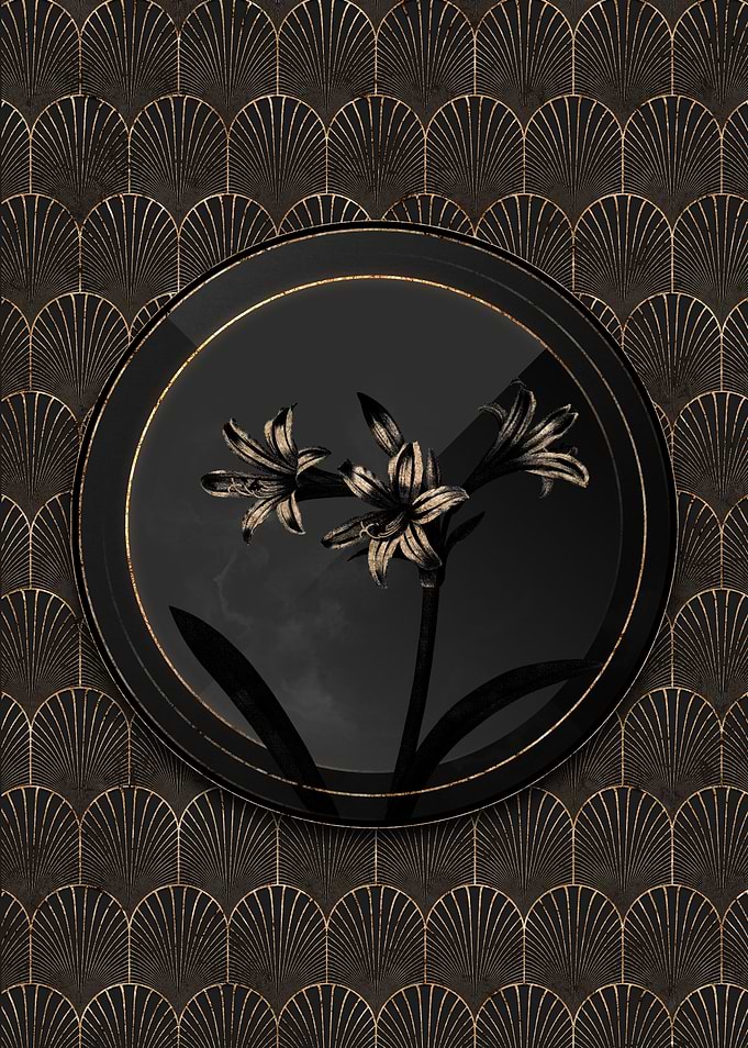 Shadowy Amaryllis Flower