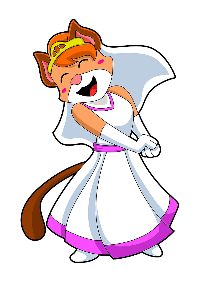 Cat Wedding Bride Crown