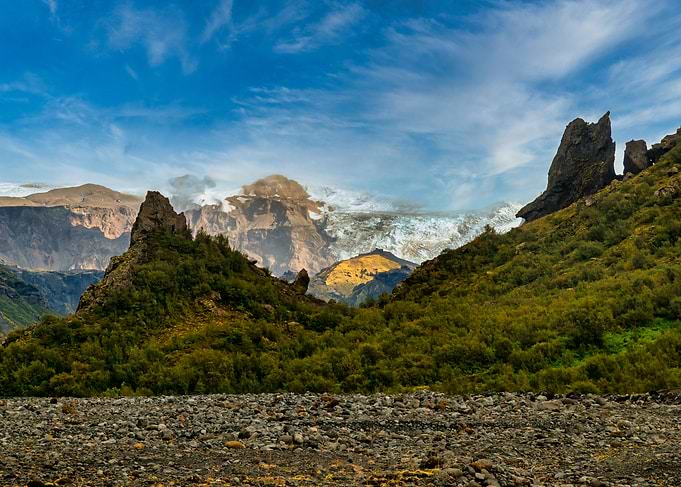 Sharp rocks