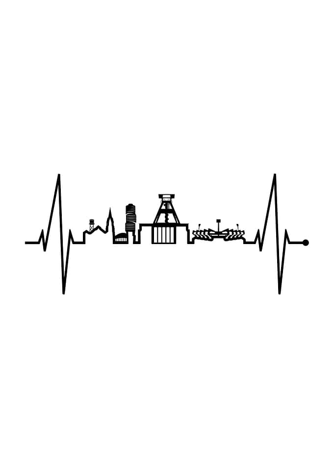 Bochum Skyline Herzschlag