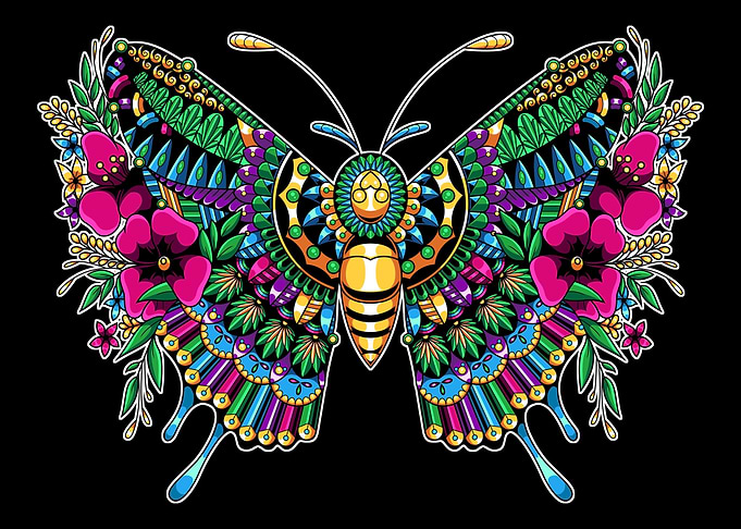 Butterfly Mandala