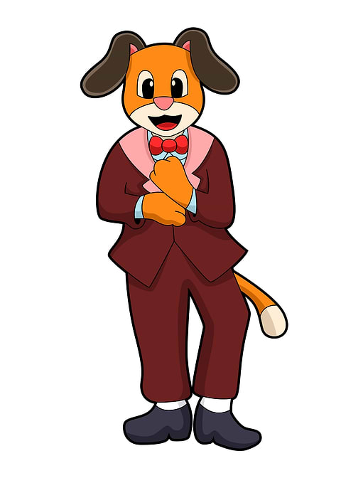 Dog Wedding Groom Suit