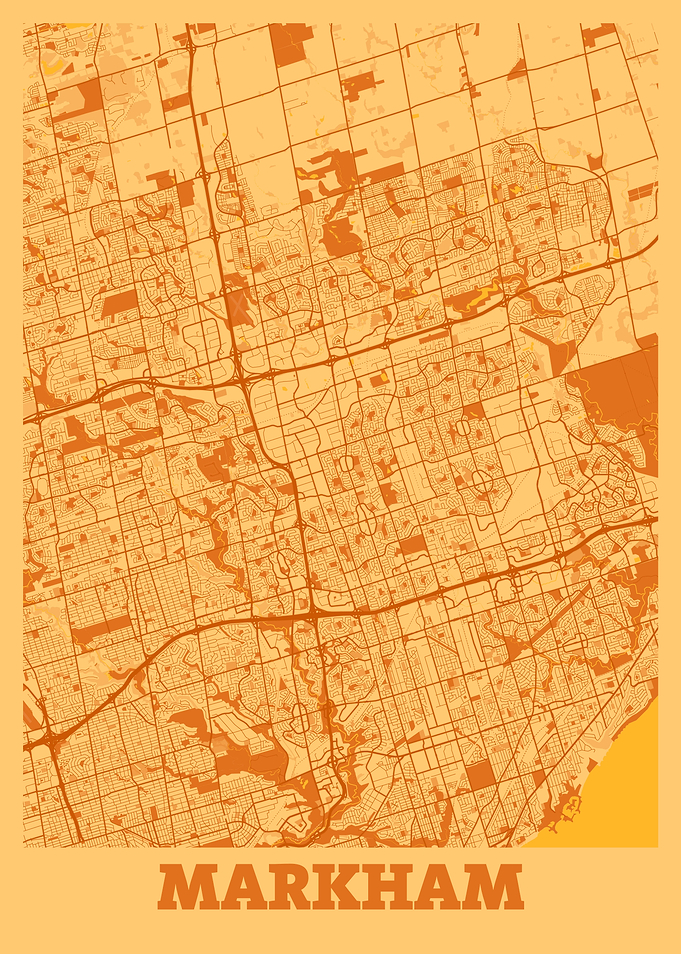 Markham Sunset City Map