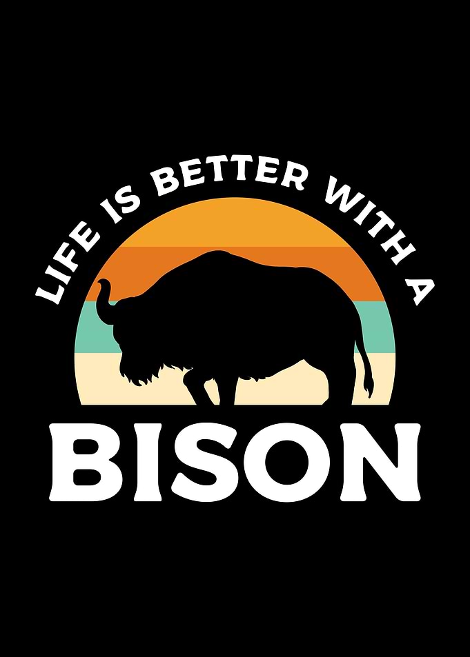 Funny Bison