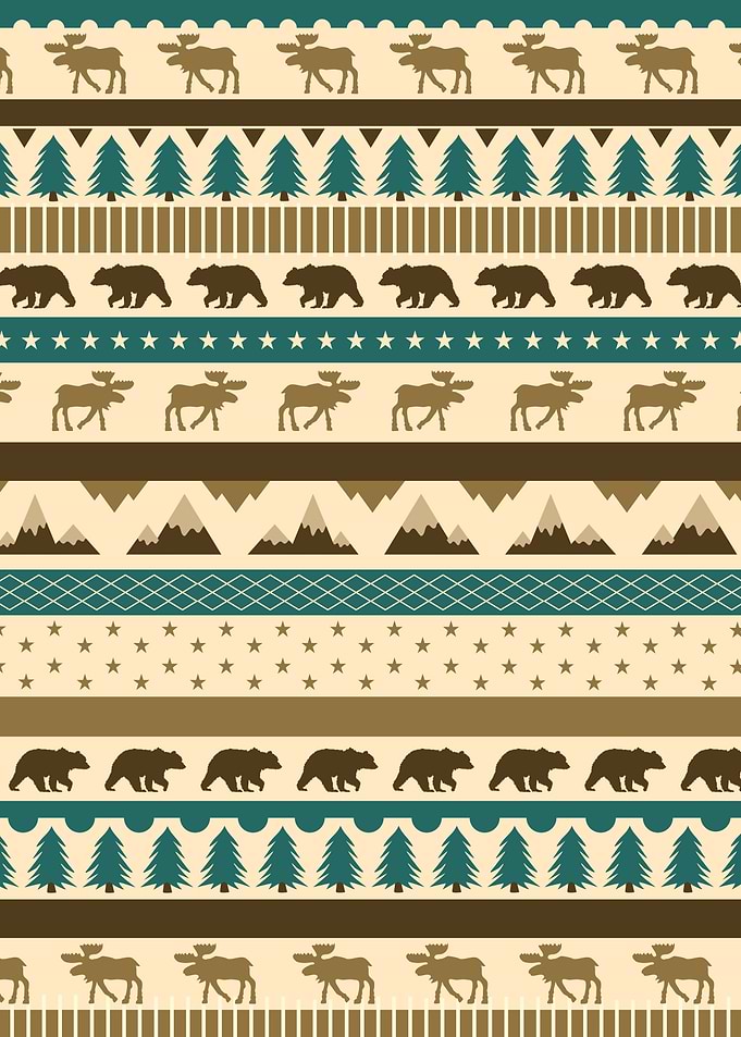Alaska striped pattern