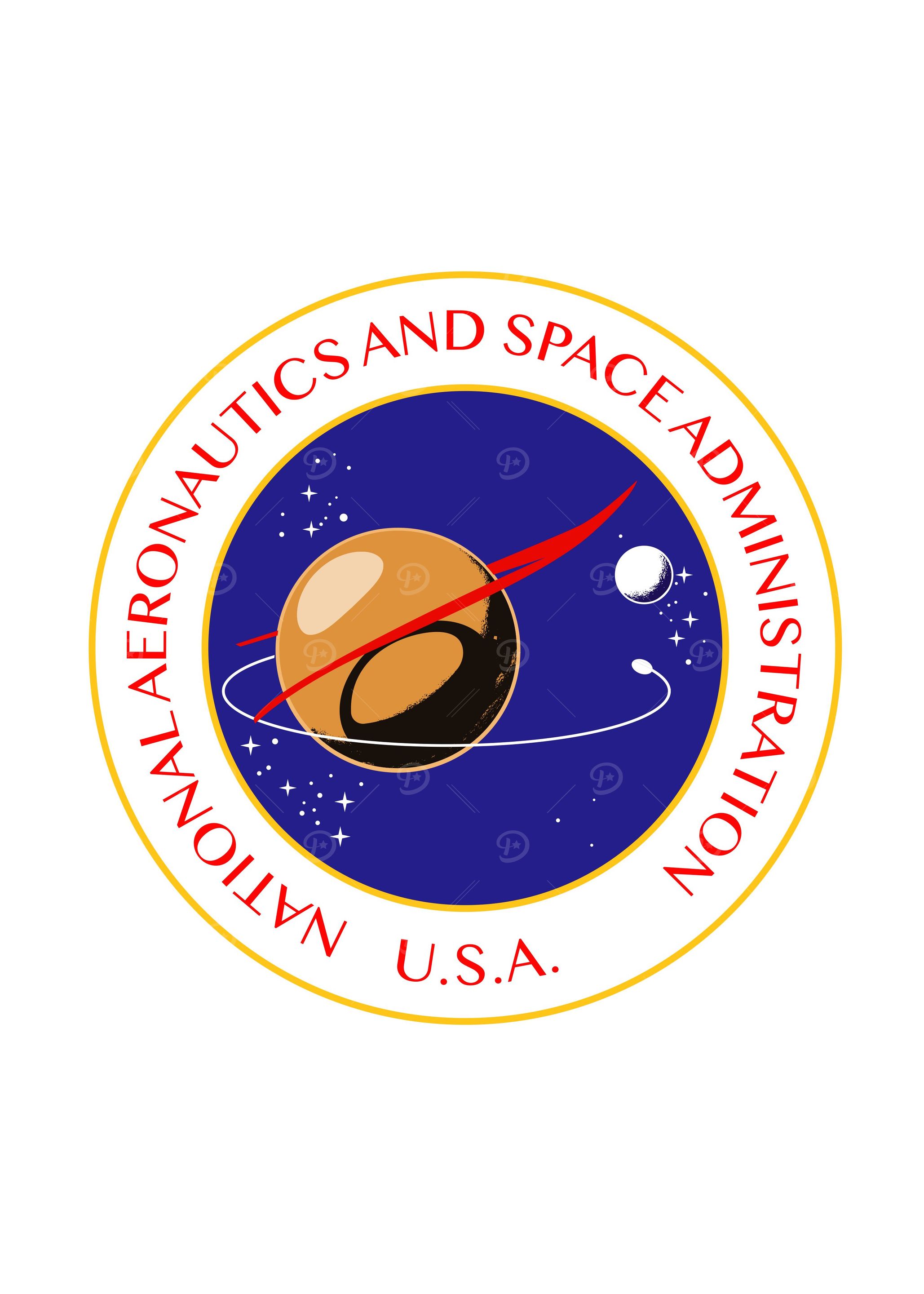 Retro NASA logo