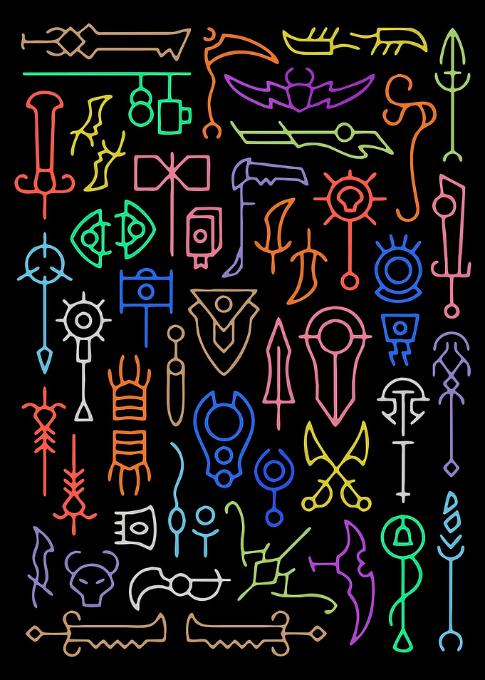 Knight Weapon Pattern