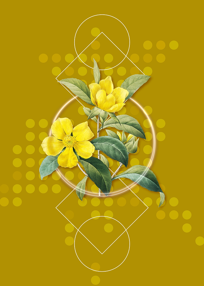 Vintage Golden Guinea Vine
