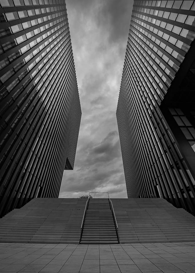 Treppe am Hyatt Hotel sw