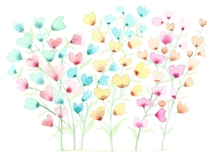Soft spring colors