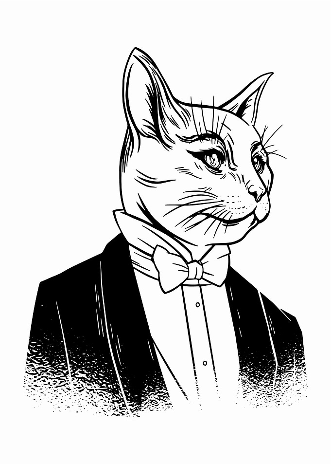 CUTE CAT SIR CAT