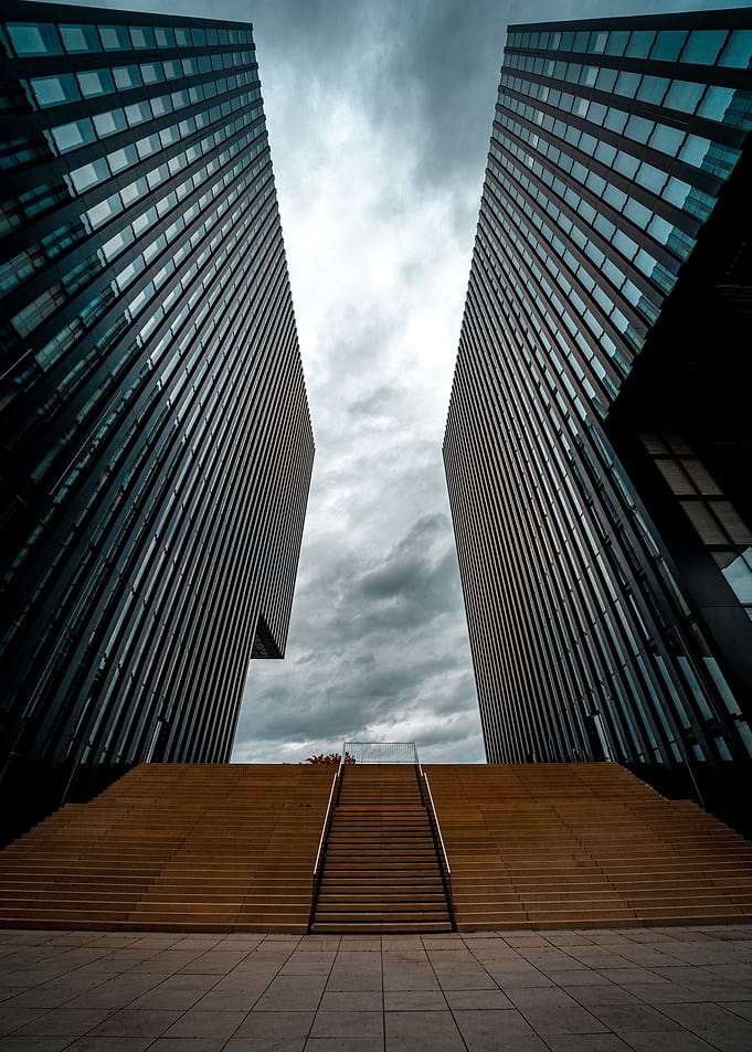Treppe am Hyatt Hotel