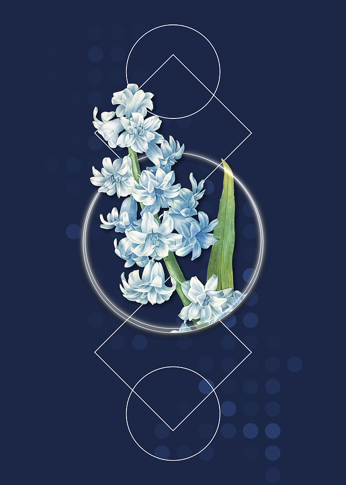Vintage Oriental Hyacinth