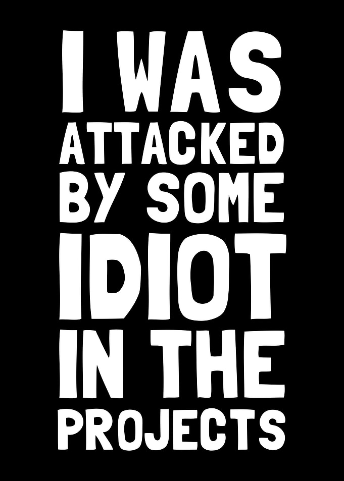 Attacked By Some Idiot