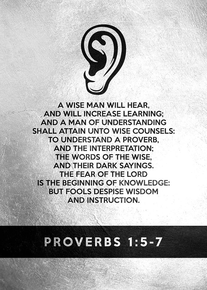 Proverbs 1 5 7