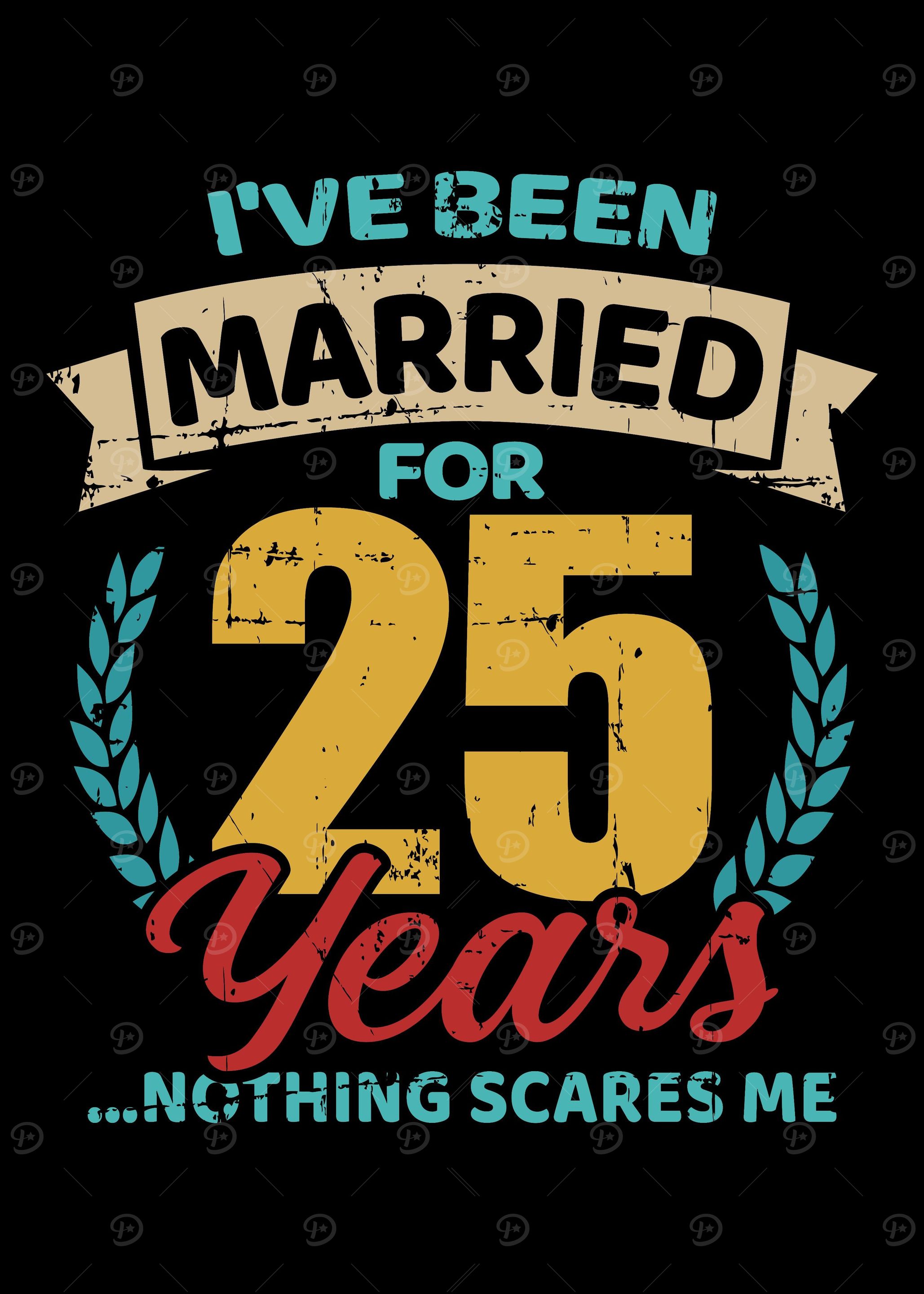 Married for 25 years silve