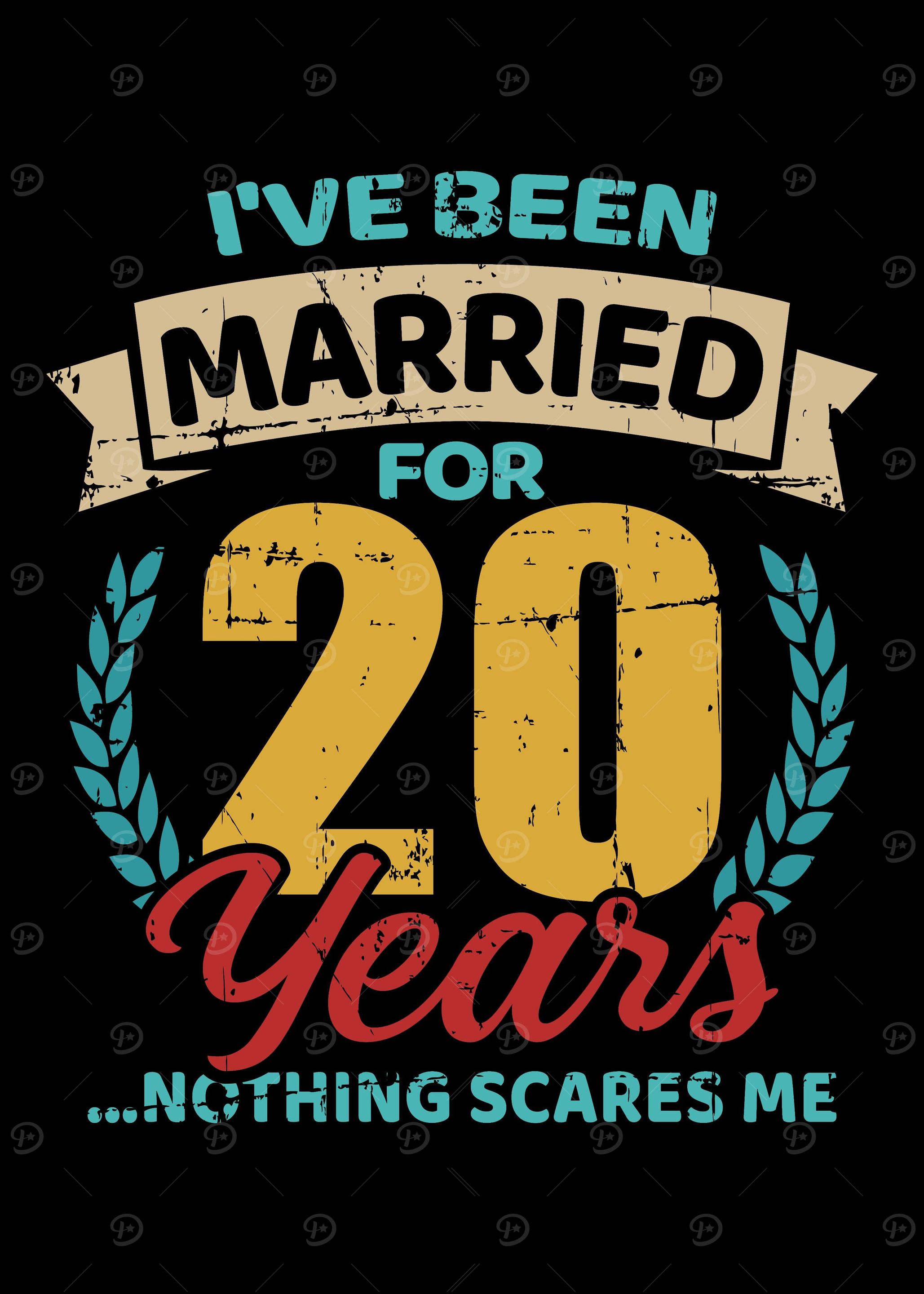 Married for 20 years 20th