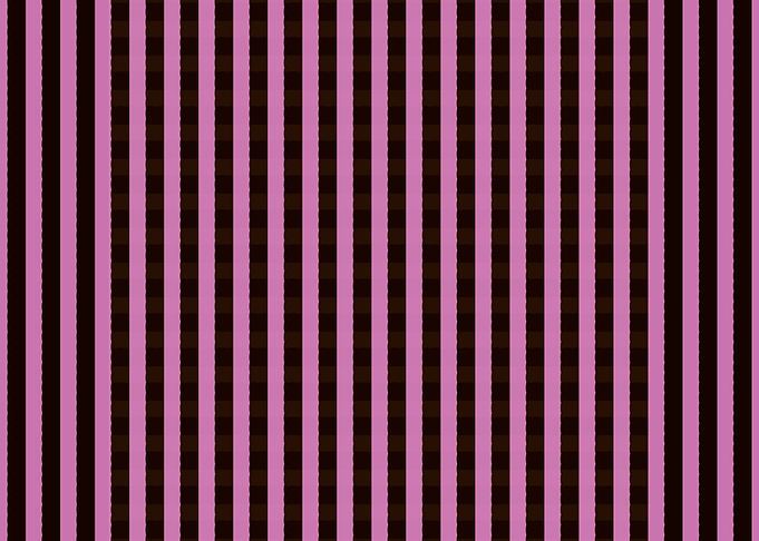 Colorful lines illusion
