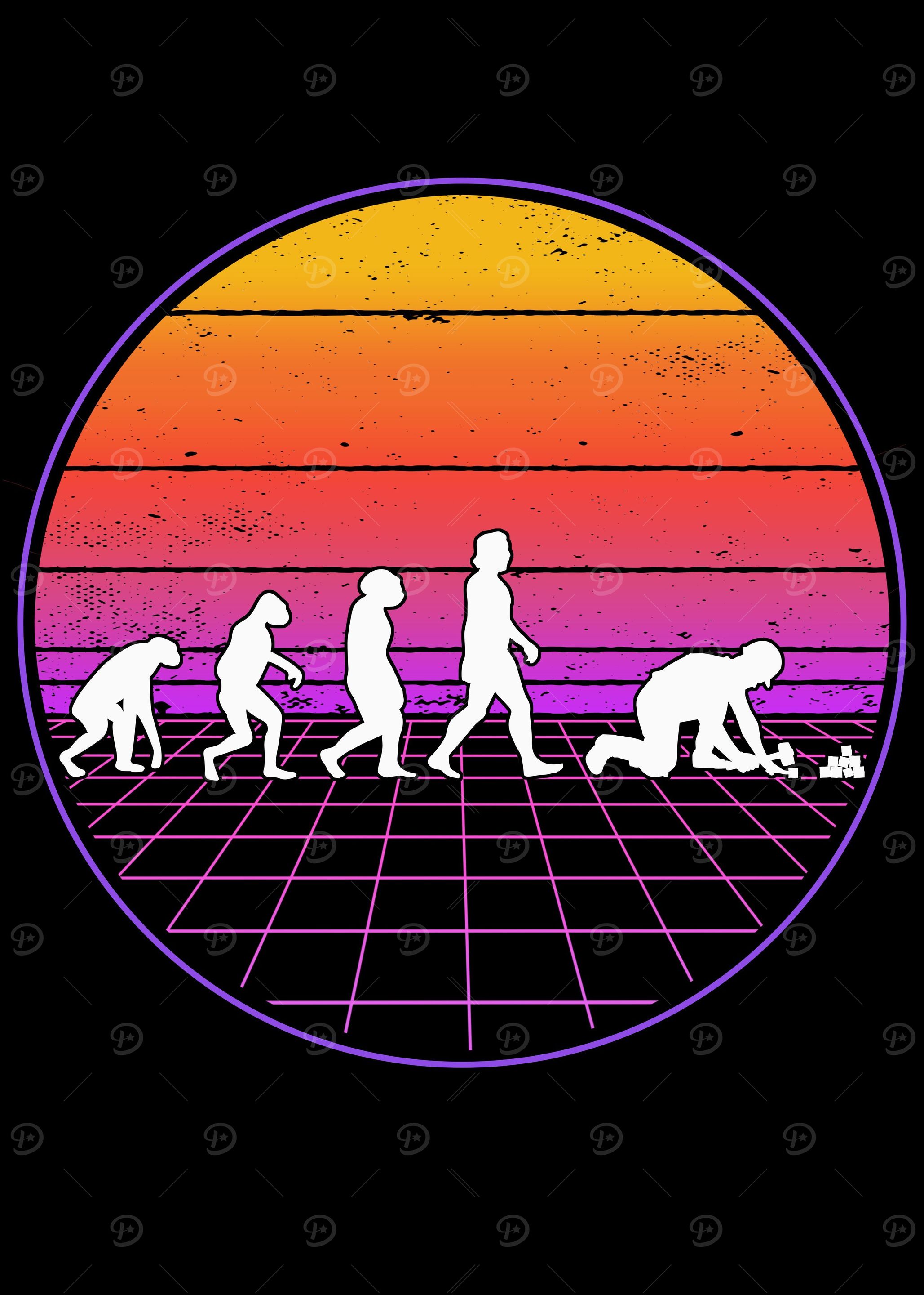 Paver Evolution Vaporwave