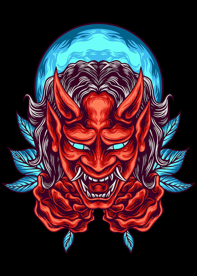 The Oni Mask Japanese