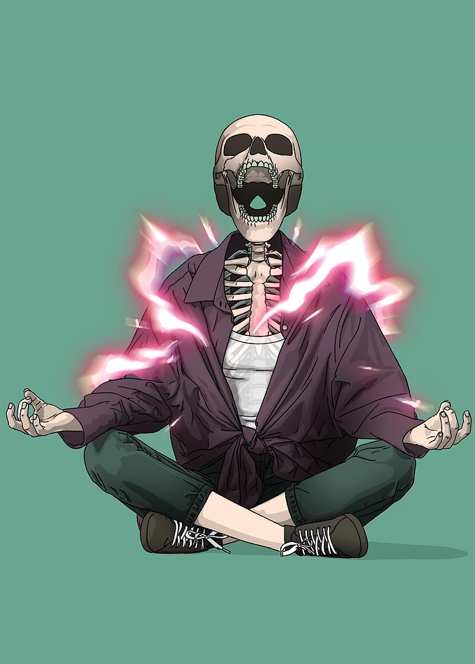 Super Yoga Skeleton