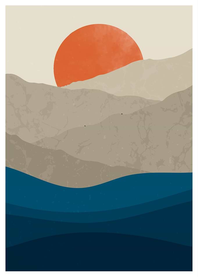 Mountain Sea and Sun