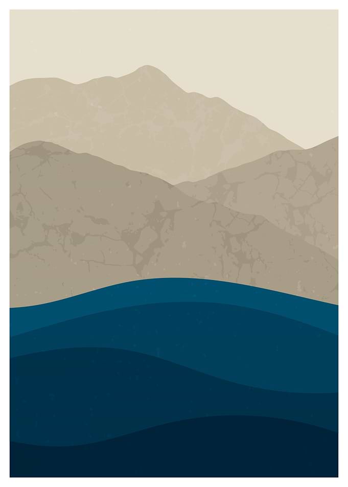 Mountain and Sea right