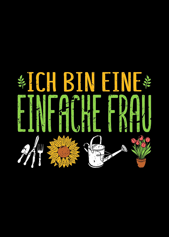 Einfache Frau Gaertnerin