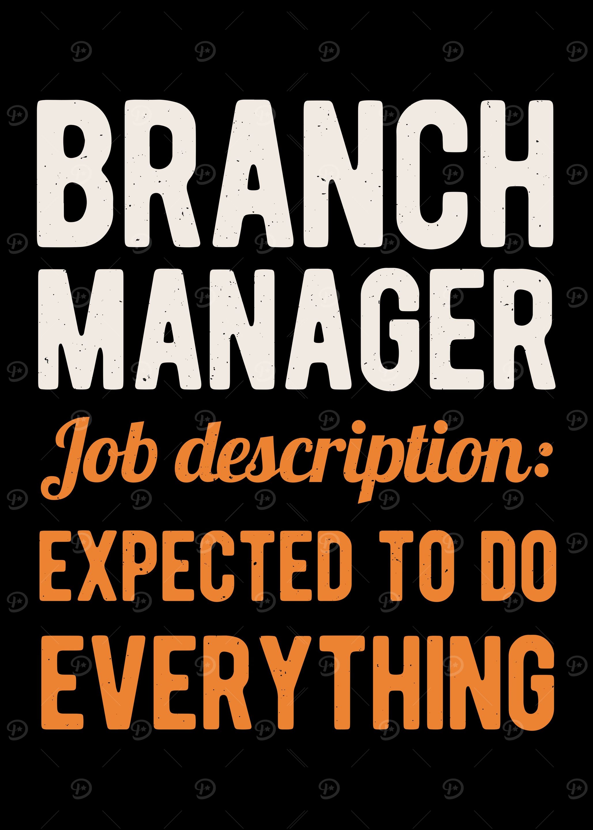 Funny Branch Manager
