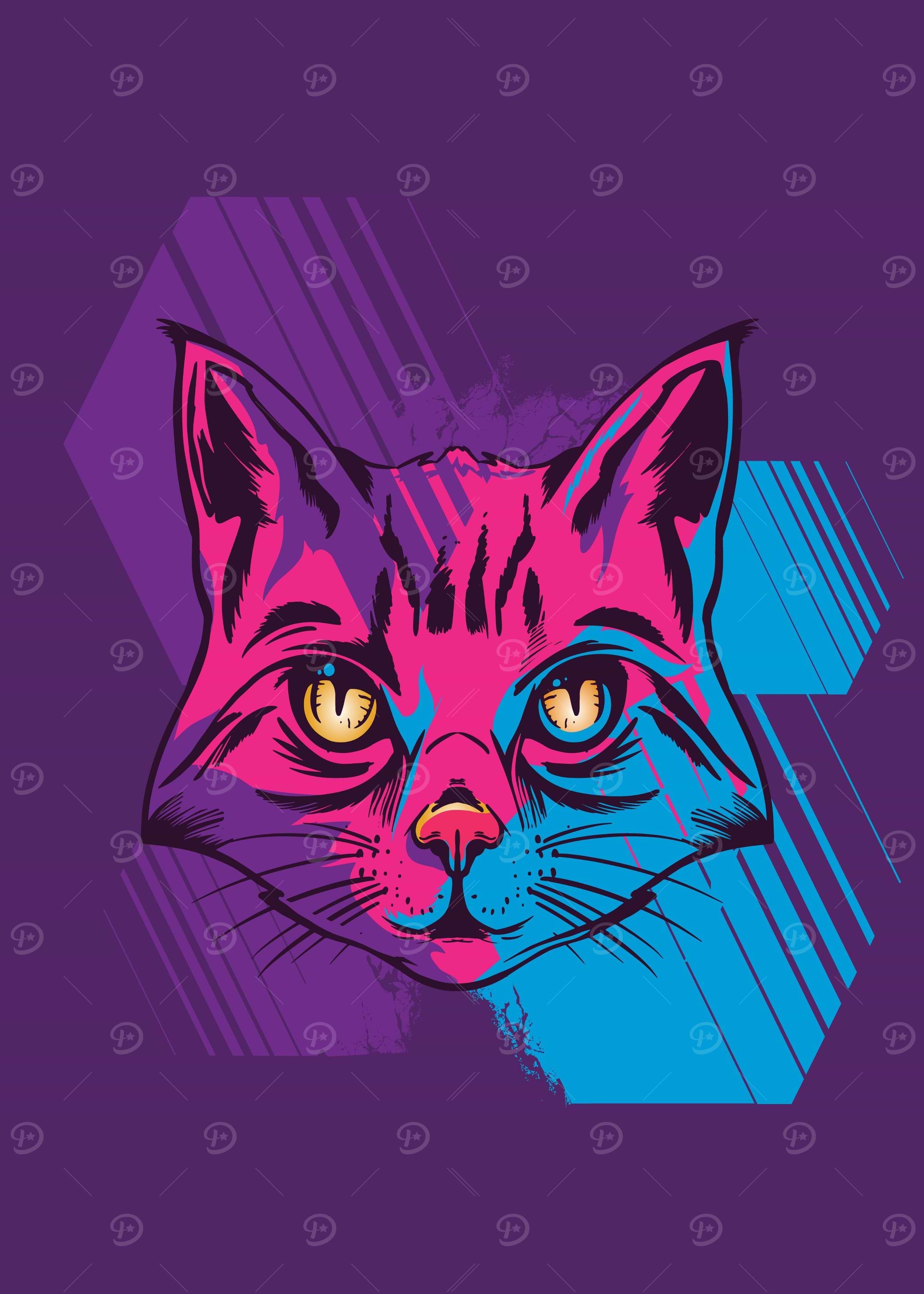 CUTE CAT TRIPPY CAT