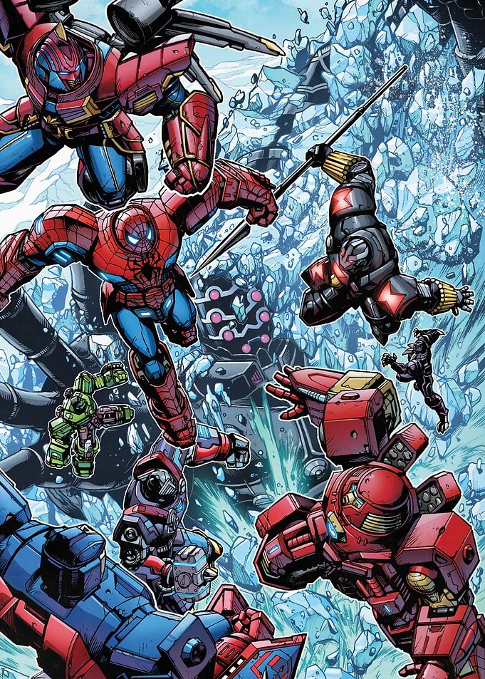 Comics Avengers in Mech Suits