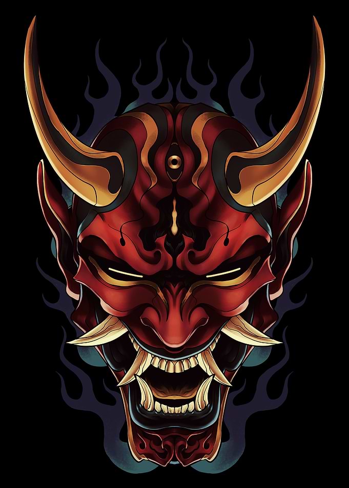 Red Oni Mask